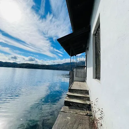 Lake View Cottage Beach Orta San Giulio Exterior photo
